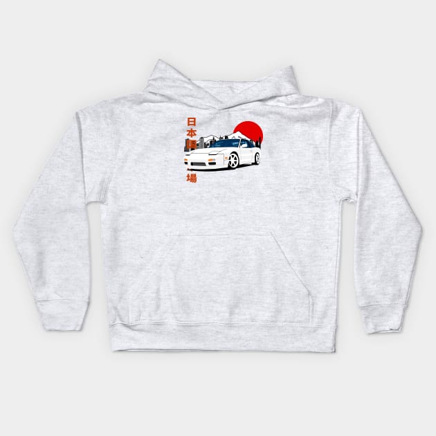 200sx Retro style Kids Hoodie by Rebellion Store